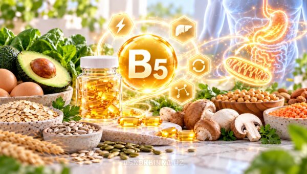 Витамин B5 пантотеновая кислота