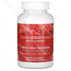 California Gold Nutrition Men’s Multivitamin, мультивитамины для мужчин, 90 мармеладок