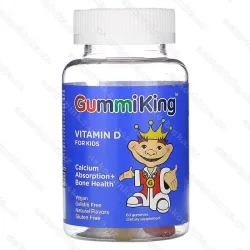 GummiKing Vitamin D, витамин D2 для детей, 60 мармеладок