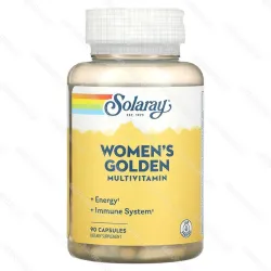 Solaray Women’s Golden Multivitamin, витамины и минералы для женщин, 90 капсул