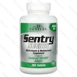 21st Century Sentry Senior Adults 50+, витамины для взрослых старше 50 лет, 265 таблеток