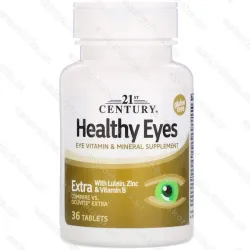21st Century Healthy Eyes Extra, витамины для глаз с лютеином, 36 таблеток