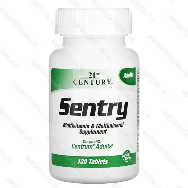 21st Century Sentry Adults, мультивитамины и минералы для взрослых, 130 таблеток