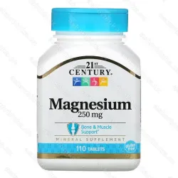 21st Century Magnesium, магний 250 мг, 110 таблеток
