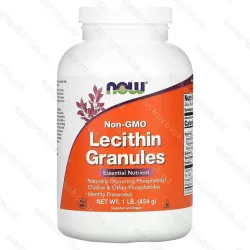 NOW Foods Lecithin Granules, соевый лецитин в гранулах без ГМО, 454 г