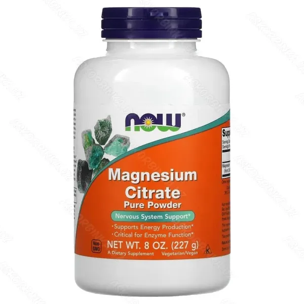 Magnesium citrate, цитрат магния 450 мг, чистый порошок, 227 гр