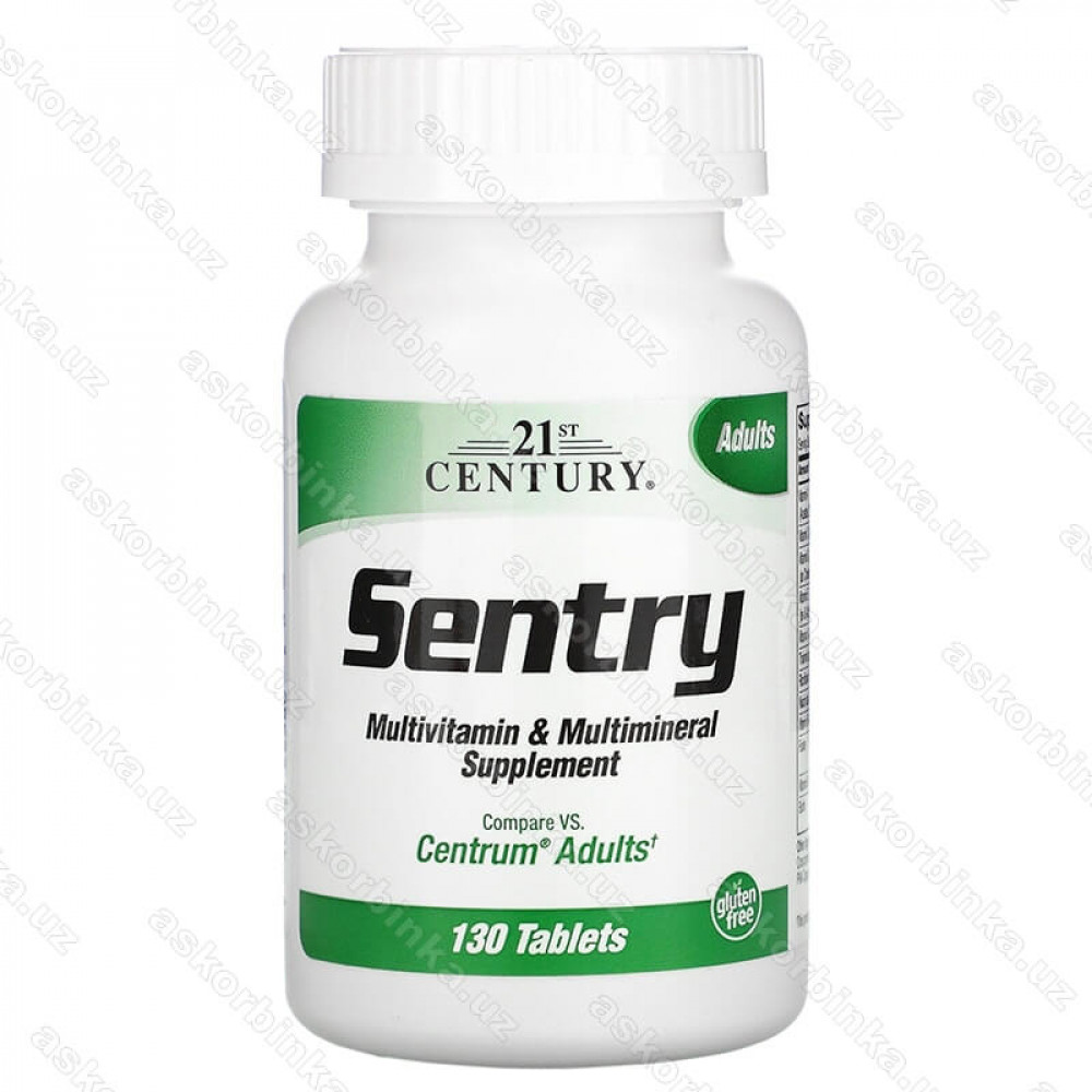 Sentry Adults, мультивитамины и минералы для взрослых, 130 таблеток