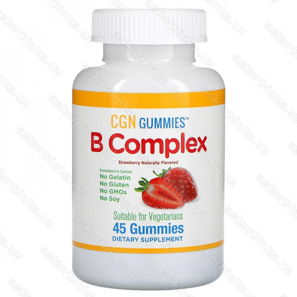 B-Complex, CGN, жевательные таблетки с комплексом витаминов B