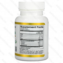 Organic Spirulina, органическая спирулина 500 мг, 60 таблеток