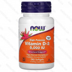 Витамин D3, 125 мкг (5000 МЕ), 240 капсул