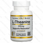 AlphaWave L-theanine CGN, L-теанин 200 мг, 60 растительных капсул