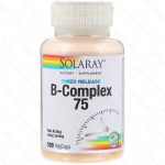 B-Complex 75, витамины группы B, 100 капсул