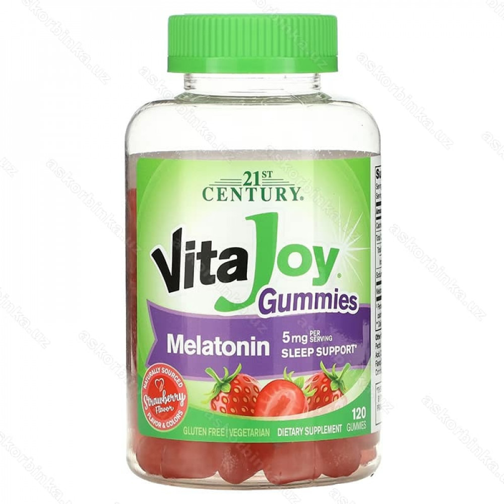 VitaJoy Gummies, 120 жевательных конфет с мелатонином, 2.5 мг