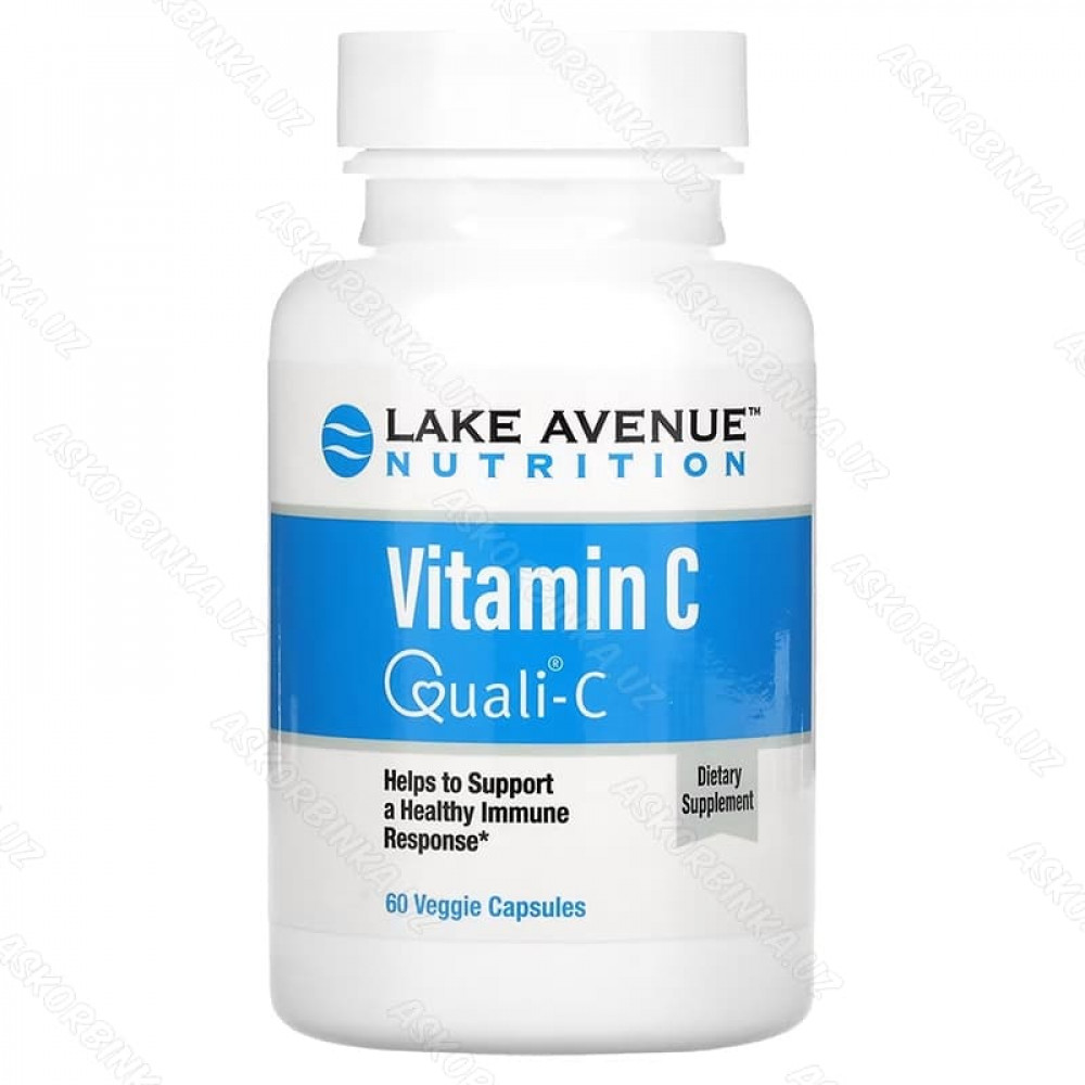 Витамин C с Quali-C, 1000 мг, 60 растительных капсул