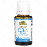 Витамин D3 в каплях для детей, без ароматизаторов, 10 мкг (400 МЕ), 15 мл