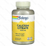 Цитрат кальция 1000 мг, Solaray, 120 растительных капсул