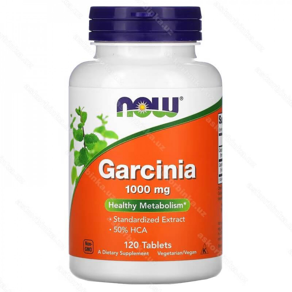 Garcinia, Now Foods, гарциния, 1000 мг, 120 таблеток