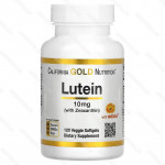 Лютеин с зеаксантином, 10 мг, 120 растительных мягких таблеток