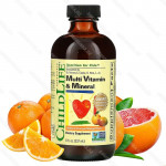 Мультивитамины и минералы ChildLife Essentials, вкус натурального апельсина и манго, 237 мл
