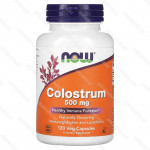 Colostrum, Now Foods, молозиво, 500 мг, 120 вегетарианских капсул