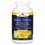 Omega-3 1500 mg, 750 мг ЭПК, 500 мг ДГК, Oslomega, 180 капсул