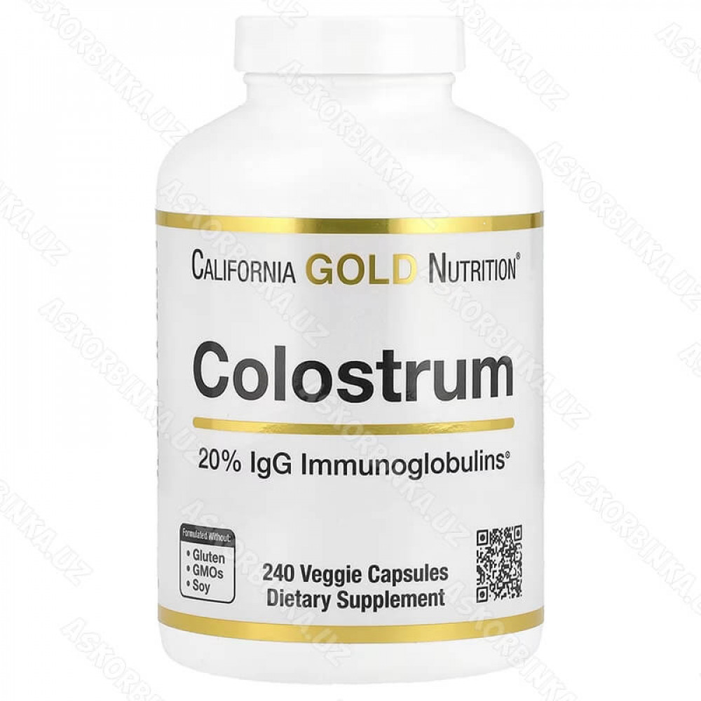 Colostrum, молозиво, CGN, 240 растительных капсул