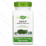 Kelp, йод Natures Way, бурые водоросли, 600 мг, 180 капсул