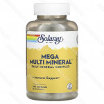 Mega Multi Mineral, Solaray, мультиминералы, 200 капсул