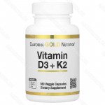 Vitamin D3+К2, CGN, 180 растительных капсул