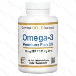 Omega-3 Premium, рыбий жир премиум качества в капсулах из рыбьего желатина