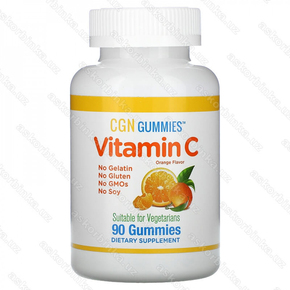 Жевательные таблетки с витамином C, 90 таблеток