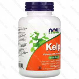 Kelp Now Foods, бурые водоросли, 150 мкг, 200 таблеток