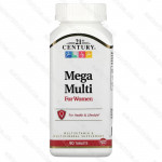 Mega Multi, мультивитамины микроэлементы для женщин, 90 таблеток