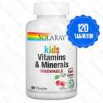 Витамины и минералы для детей в форме жевательных таблеток