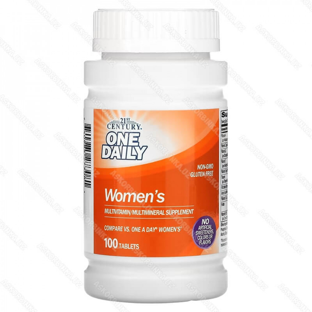 One Daily Womens, мультивитамины и мультиминералы для женщин, 100 таблеток