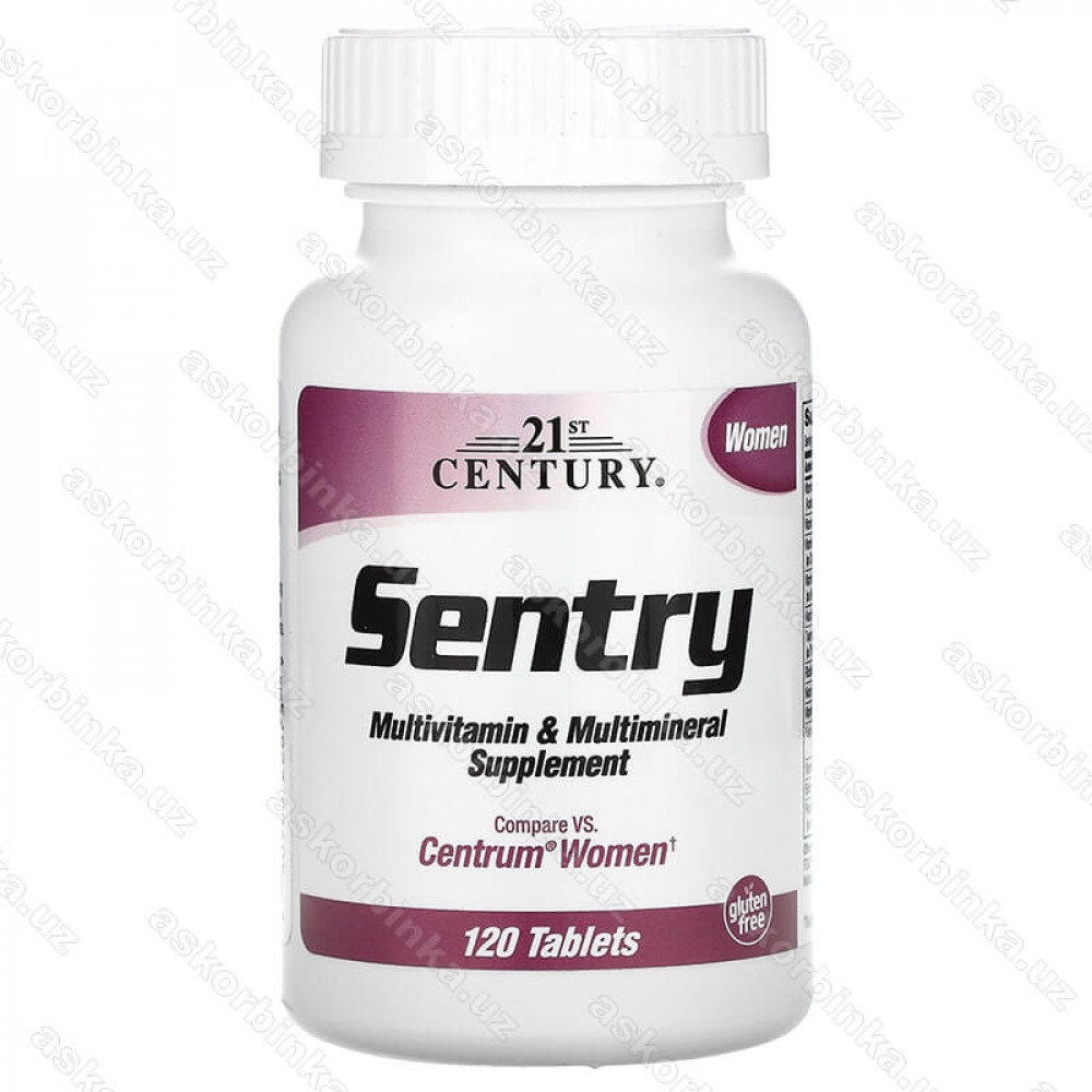 Sentry Women, мультивитамины для женщин, витамины и минералы, 120 таблеток