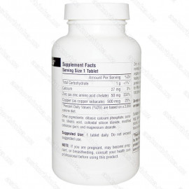 Zinc, Source Naturals, цинк, 50 мг, 250 таблеток