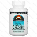 Beta-Carotene, Source Naturals, бета-каротин, 25000 МЕ, 250 мягких таблеток